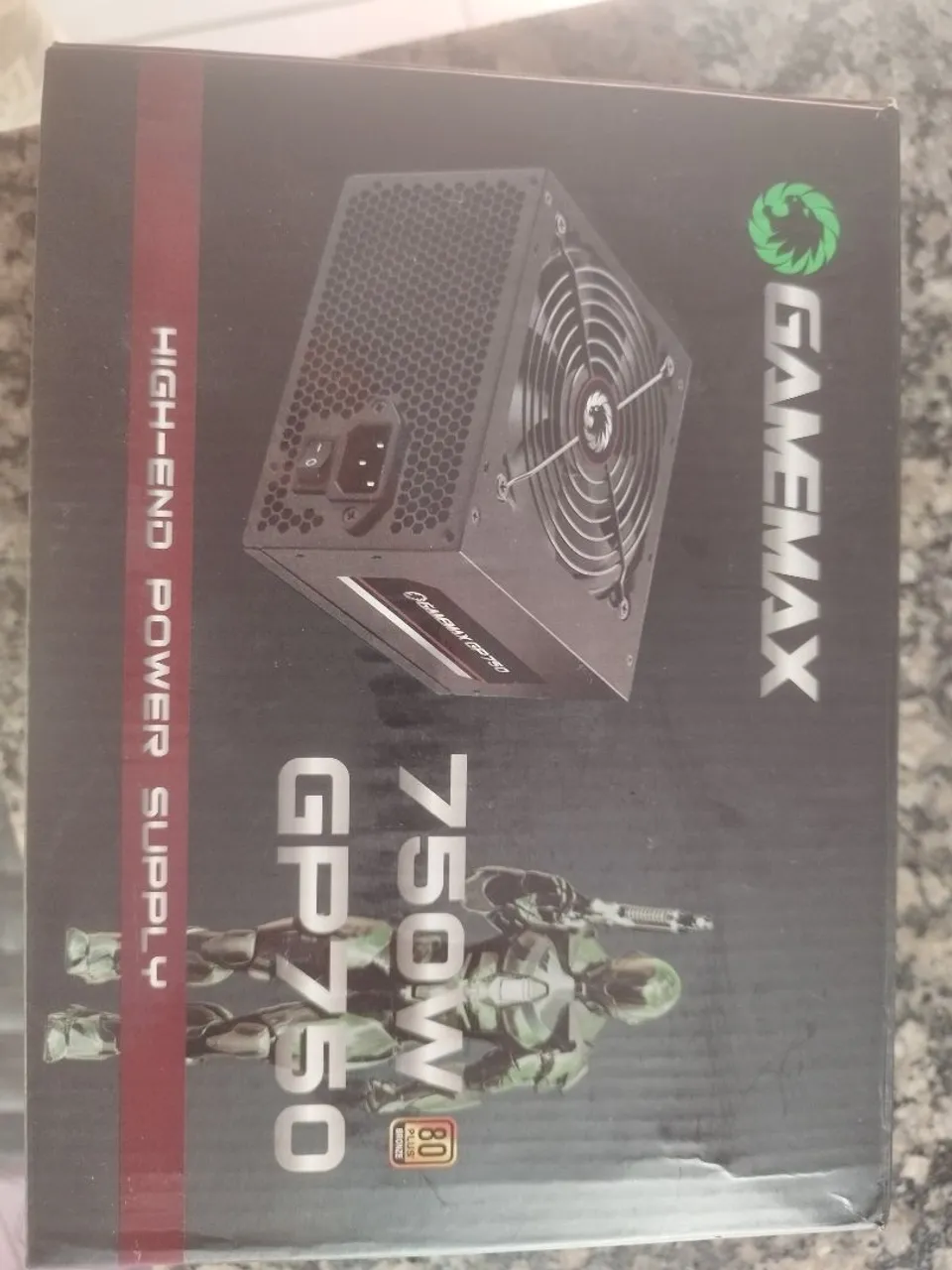 Fonte Gamemax GP750 750W 80 Plus