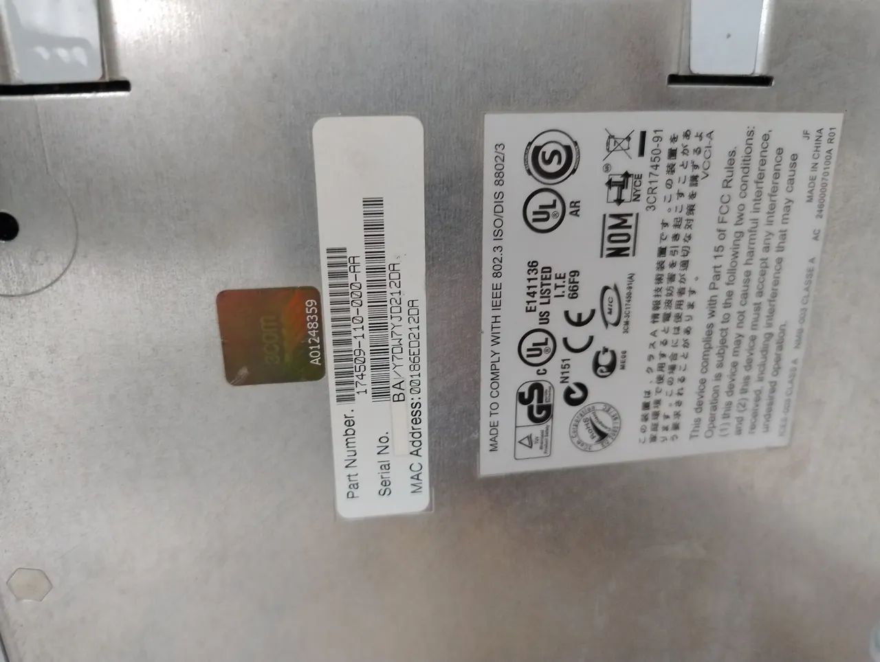  Switch 3Com SuperStack 3 - Foto 4