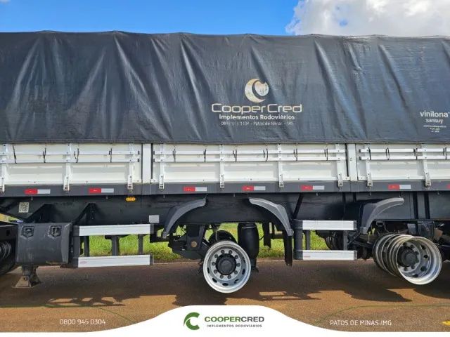 Carreta Graneleira 4 Eixos Facchini 2022 13,50m x 2,00m Assoalho Chapa - Foto 6