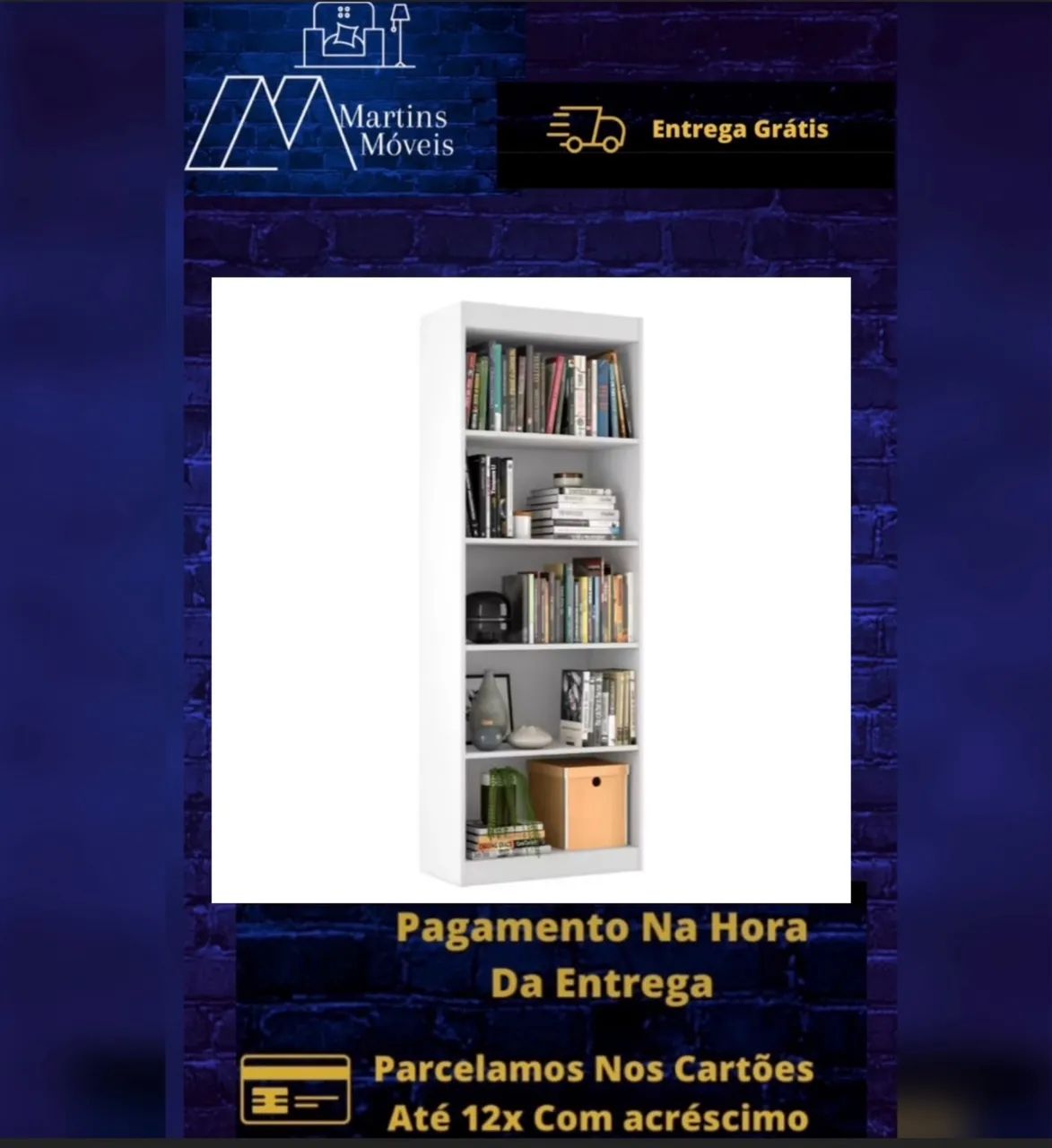 GRANDE PROMOÇÃO ESTANTE LIVREIRO ENTREGA GRÁTIS   - Foto 3