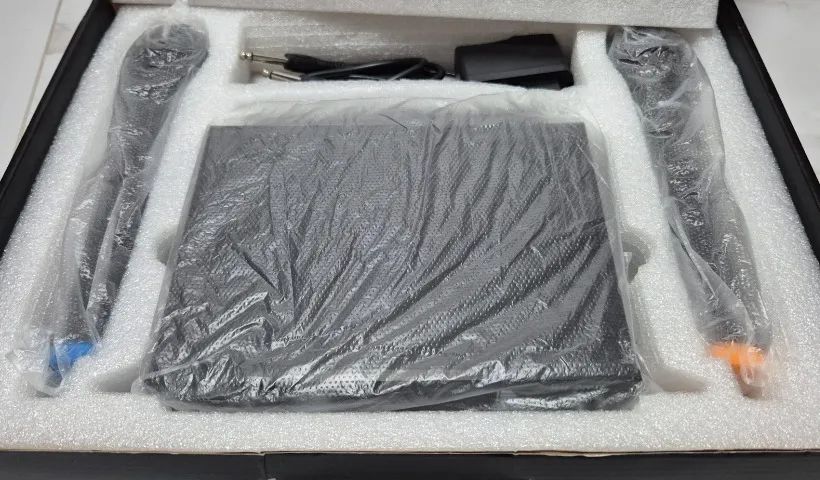 Microfone Sem Fio Soundvoice Mm220sf Duplo De Mão UHF - Foto 5