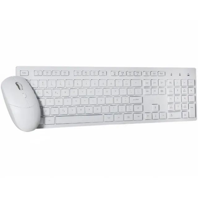 Kit Teclado e Mouse sem fio Kmex Branco KA60W9-MAA7W7