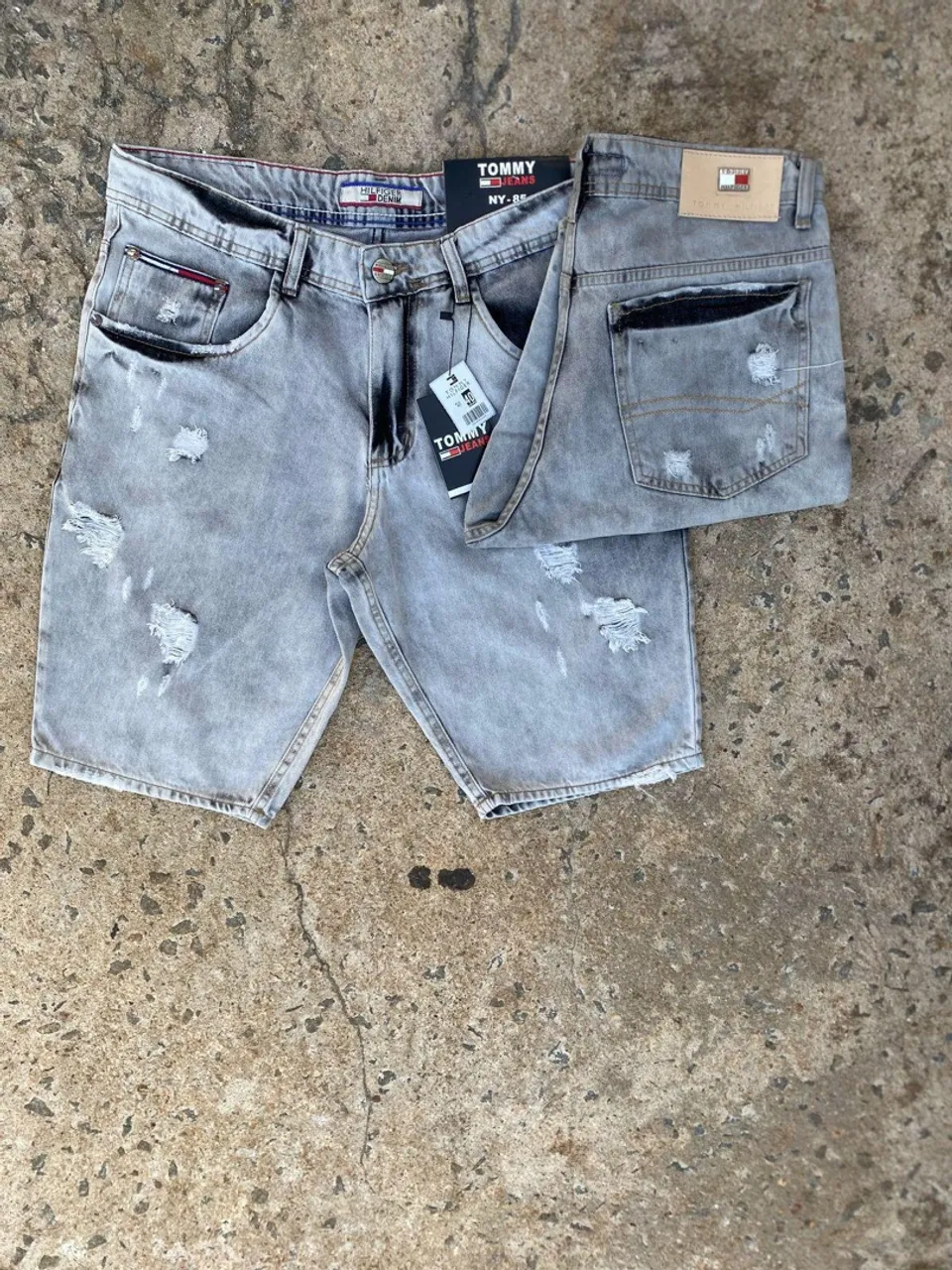 Bermuda Jeans Destroyed