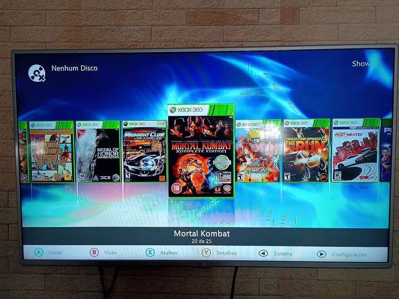 Xbox 360 com controle todos acessórios  - Foto 4