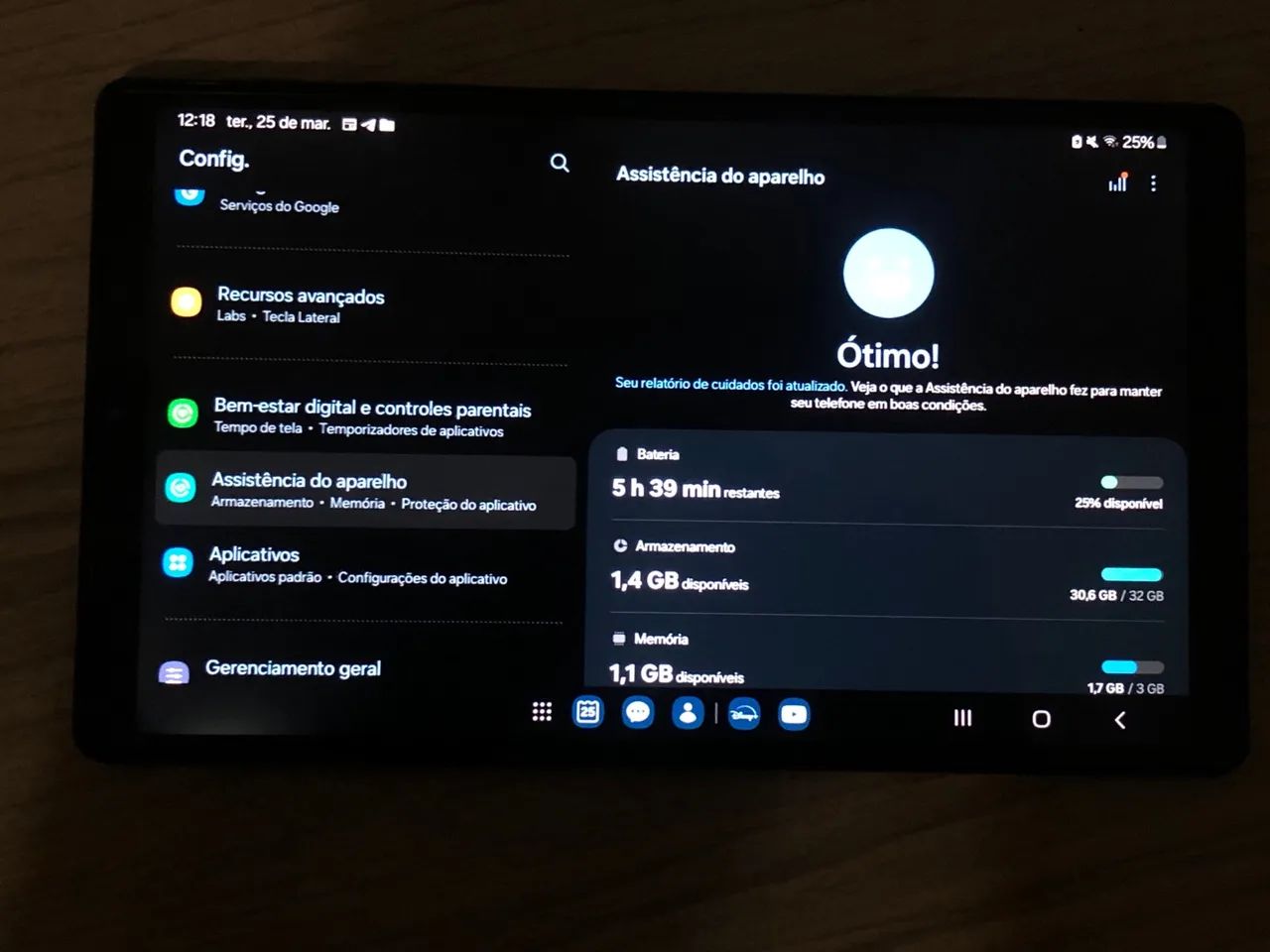 Galaxy tab A7 lite (quase novo) 2 capinhas, mouse e teclado - Foto 3