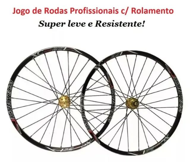 Jogo de Rodas Aro 26" Vicinitech Modelo XC1550 Freio a Disco (Incompleto)
