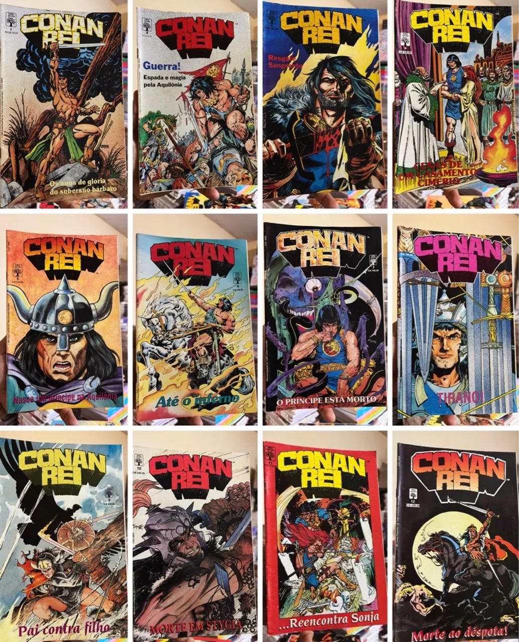 Conan rei editora abril completo 1 ao 24 editora abril de 1990 a 1992