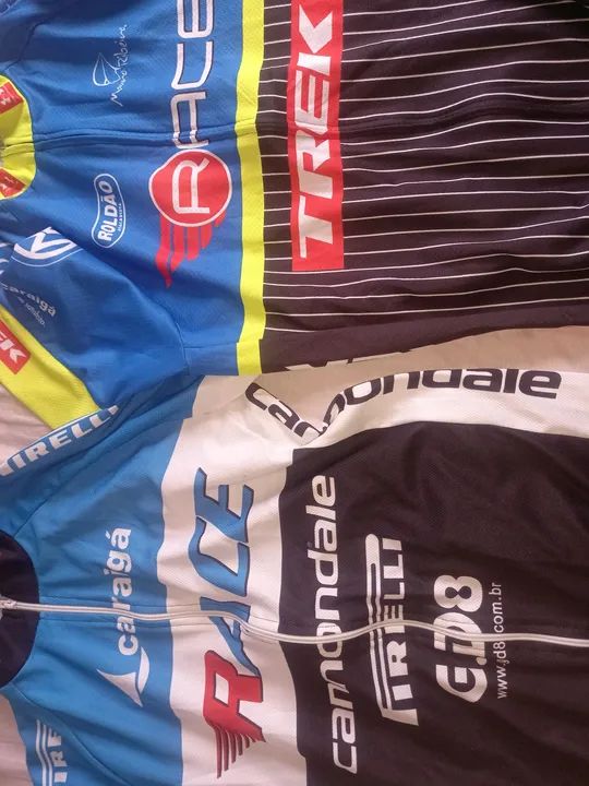 Lote Roupa para ciclismo veste P usada - Foto 3