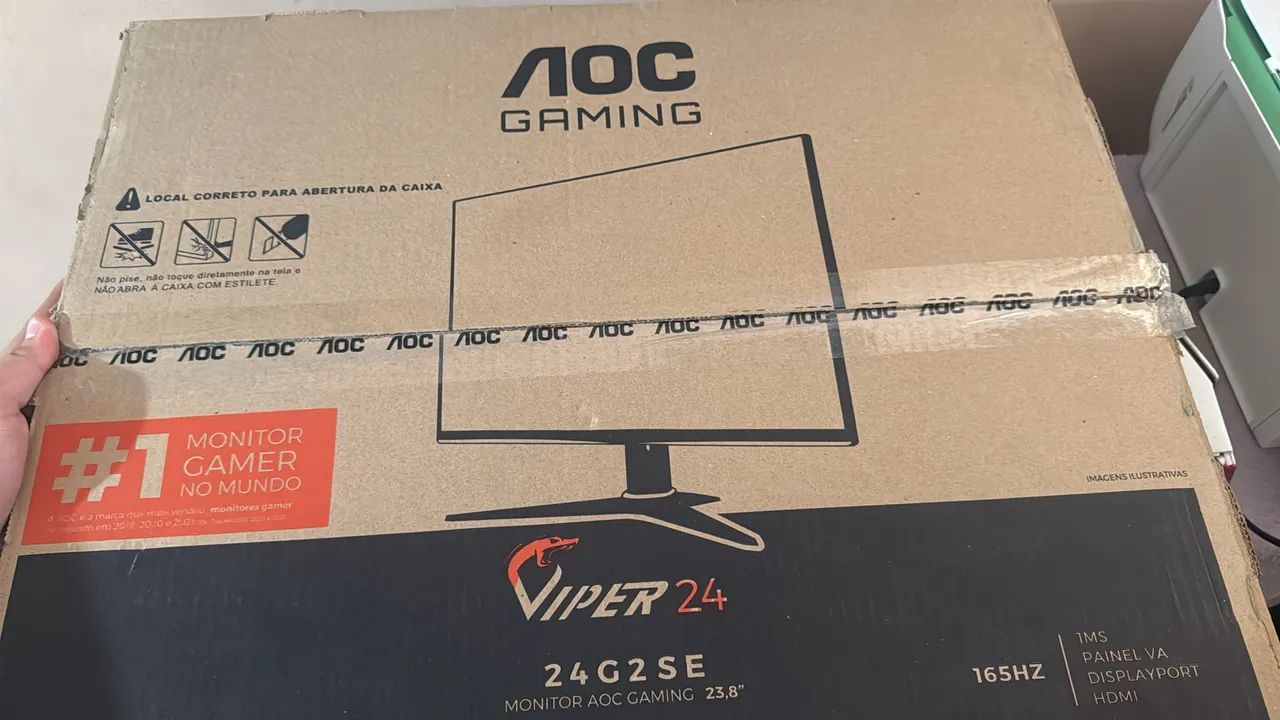 Monitor Gamer AOC 24 polegadas Full HD 165hz - Foto 2