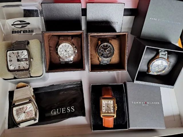 Relogios analogicos originais - masculino/feminino
