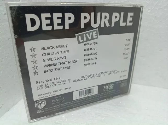 CD Deep Purple - Live (1995) Star Box - Foto 4