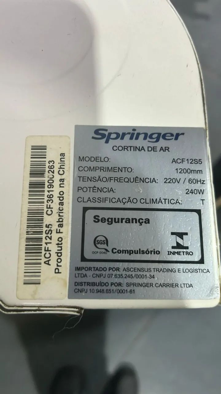 Cortina de ar Springer - Foto 4