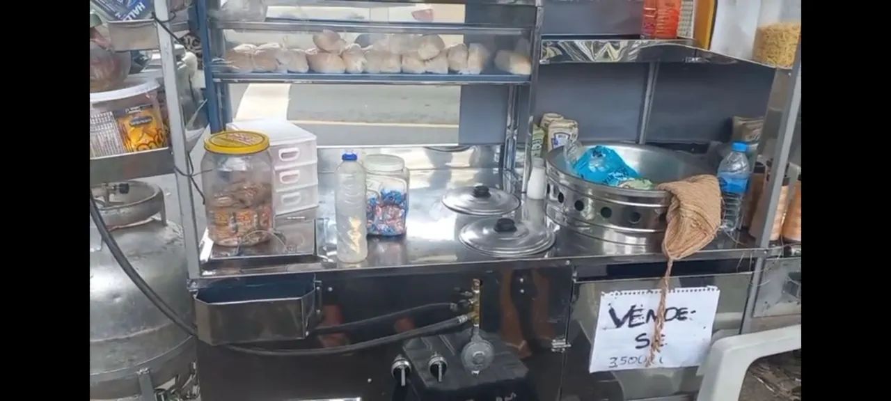 Carrinho de venda de comida