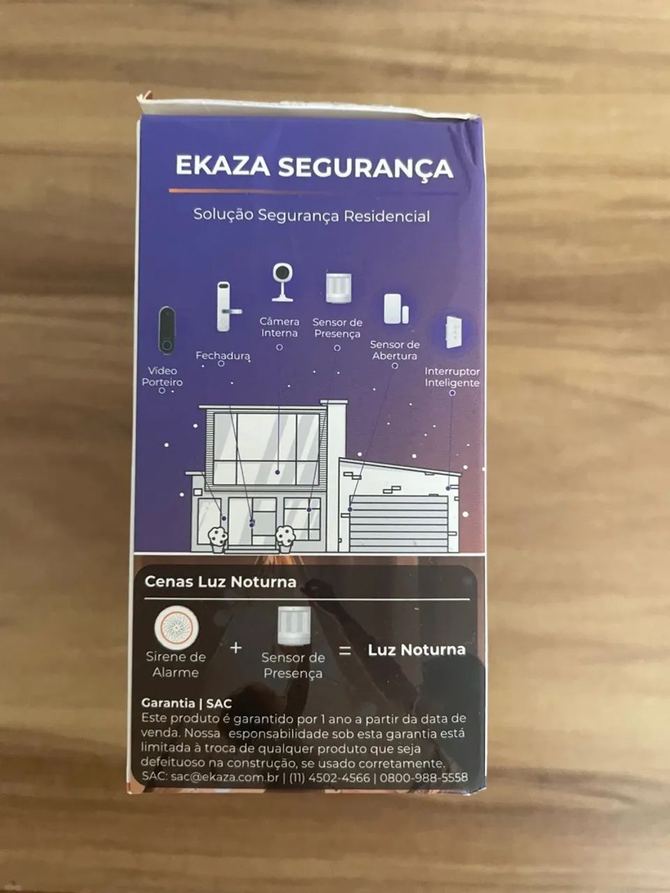 Kit Alarme e Botão de Cena Inteligente EKAZA Zigbee - Foto 4