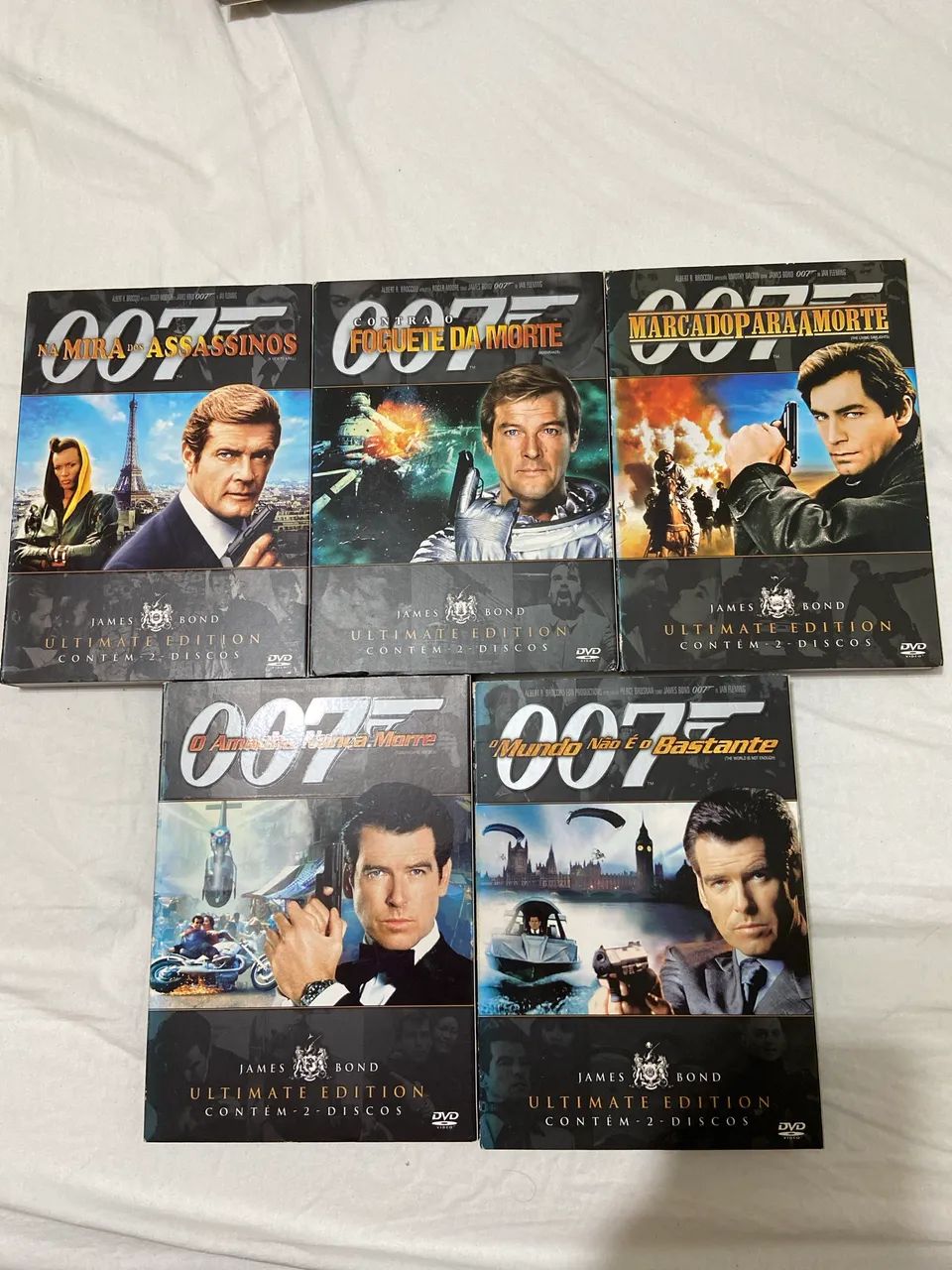 DVDs 007 excelente estado 11 filmes - Foto 2