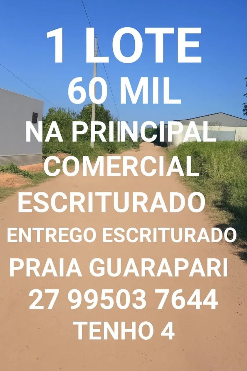  Promoção LOTES, escriturado , Praia Guarapari, R$ 5 mil de entrada e R$ 20 mil, troco  - Foto 9