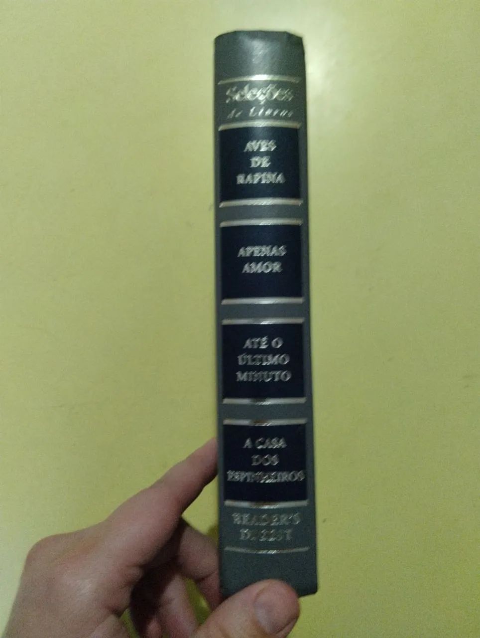 Livro capa dura readers digest aves de rapina, apenas amor, até o último minuto, a casa do - Foto 2