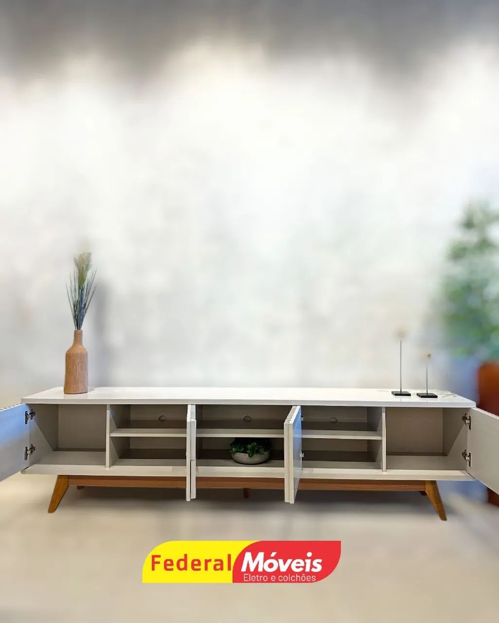 Rack para TV até 75" Ripado Oferta Imperdível - Entregamos - Foto 2