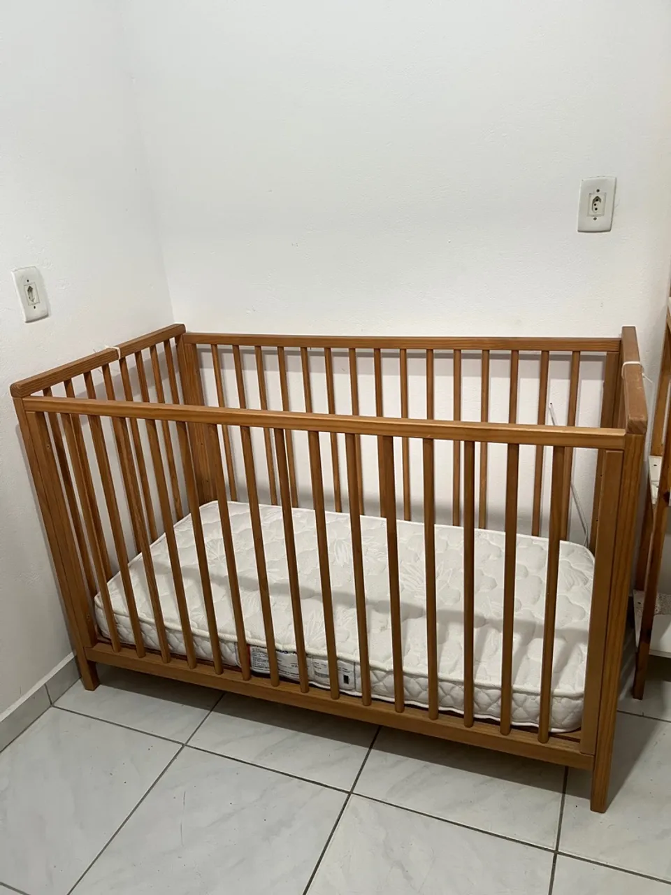 Berço 3 em 1 Denver Avelã - TulipaBaby