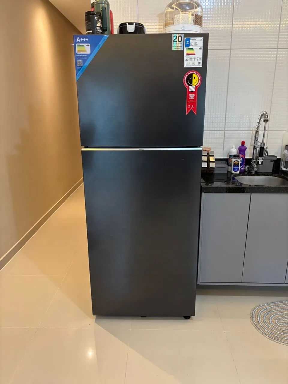 Geladeira Samsung FF inverter Smart Things 411L RT42