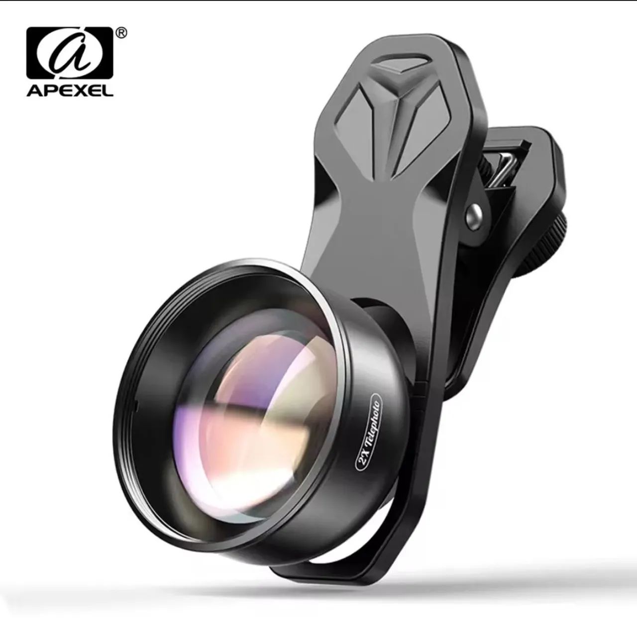 Apexel 2x hd lente de telescópio retrato profissional telefoto zoom
