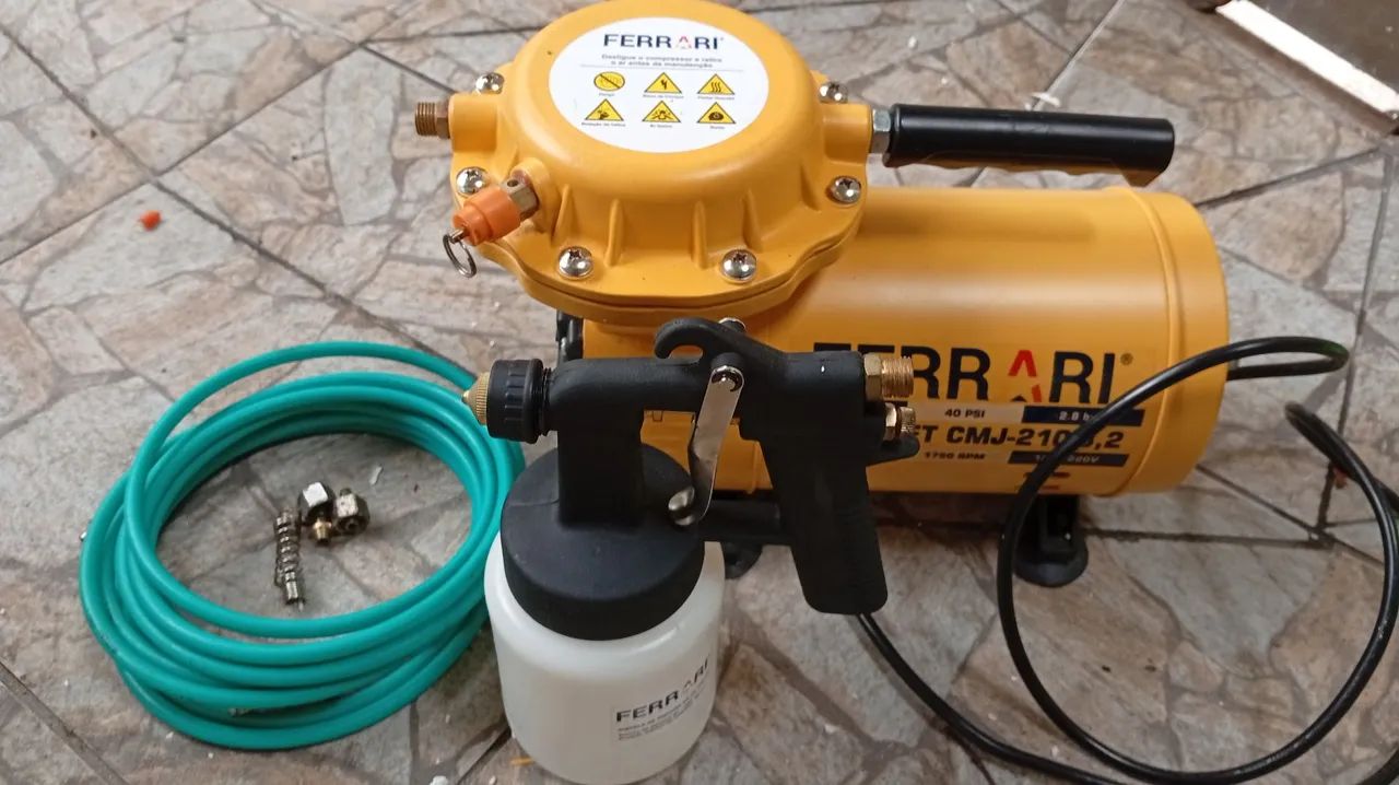 Compressor de Ar Ferrari Mega Jet CMJ-210/3,2 Bivolt - Foto 2