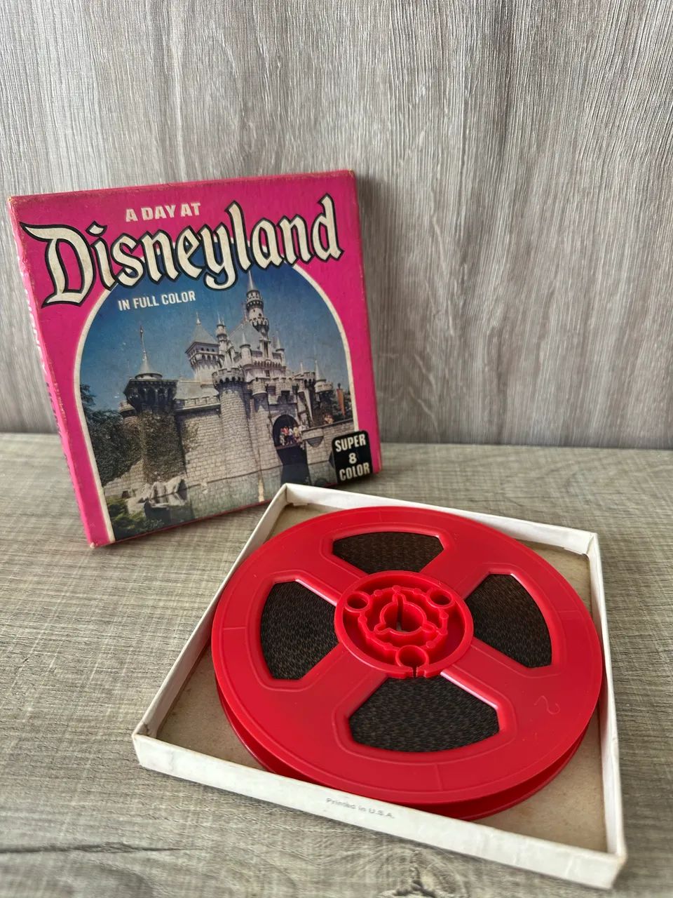 Raridade Vintage Filme A Day at Disneyland Super 8 Color Walt