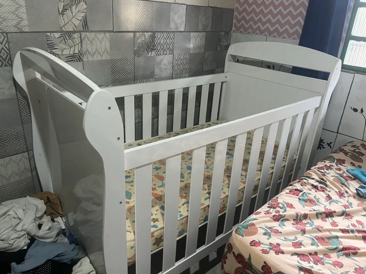 Berço com rodinha  - Foto 2