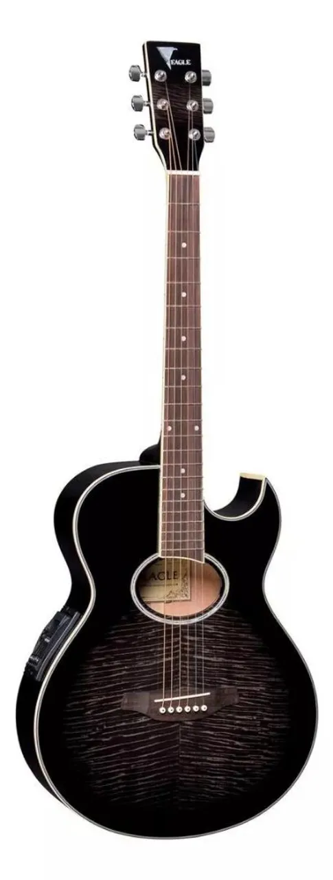 Violão Elétrico Eagle Classic GL 36 Black Burst