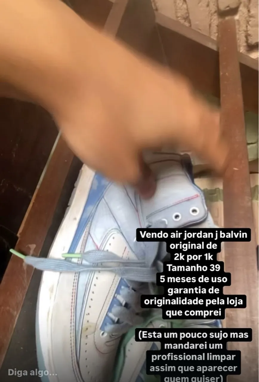 Air Jordan J Balvin 2 Original Seminovo