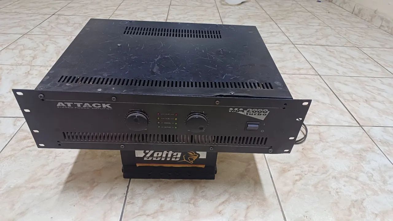 Amplificador de Potência Stereo Attack MA 2000 Turbo - Foto 4