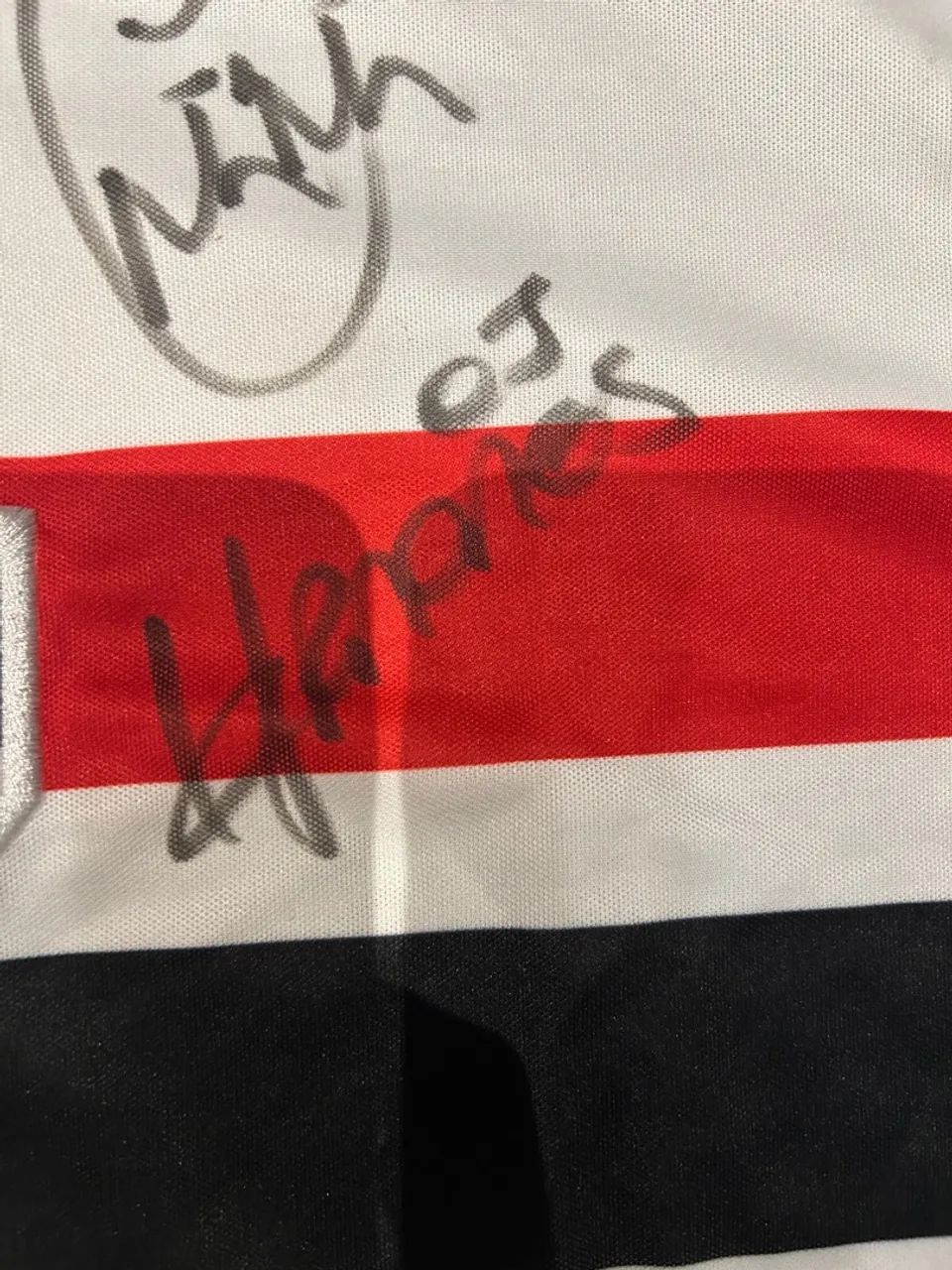 camisa assinada spfc 2018 (lugano, antony, muricy, hernanes,..) - Foto 4
