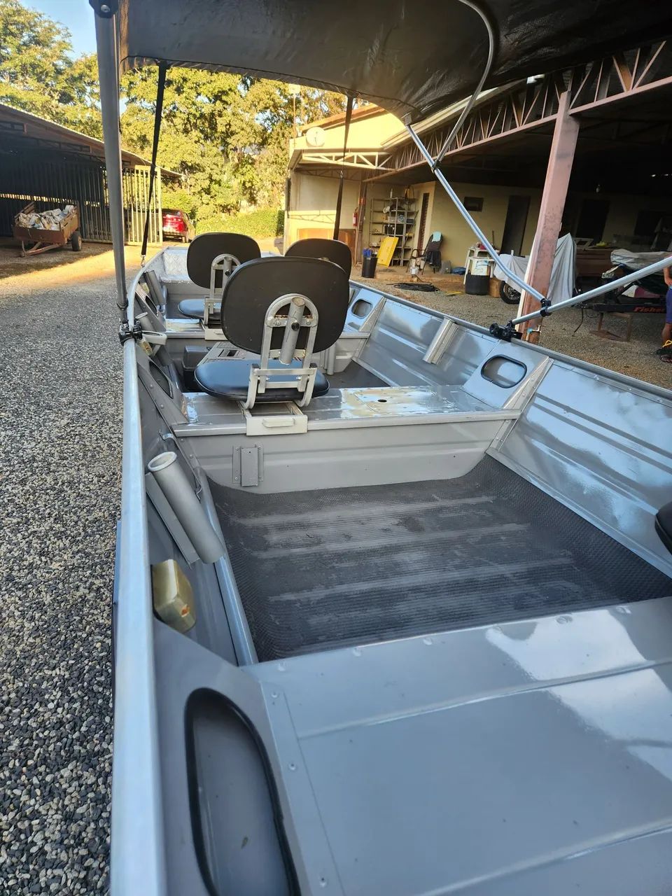 Barco Marreco 2022 5.5 motor 25hp - Foto 5