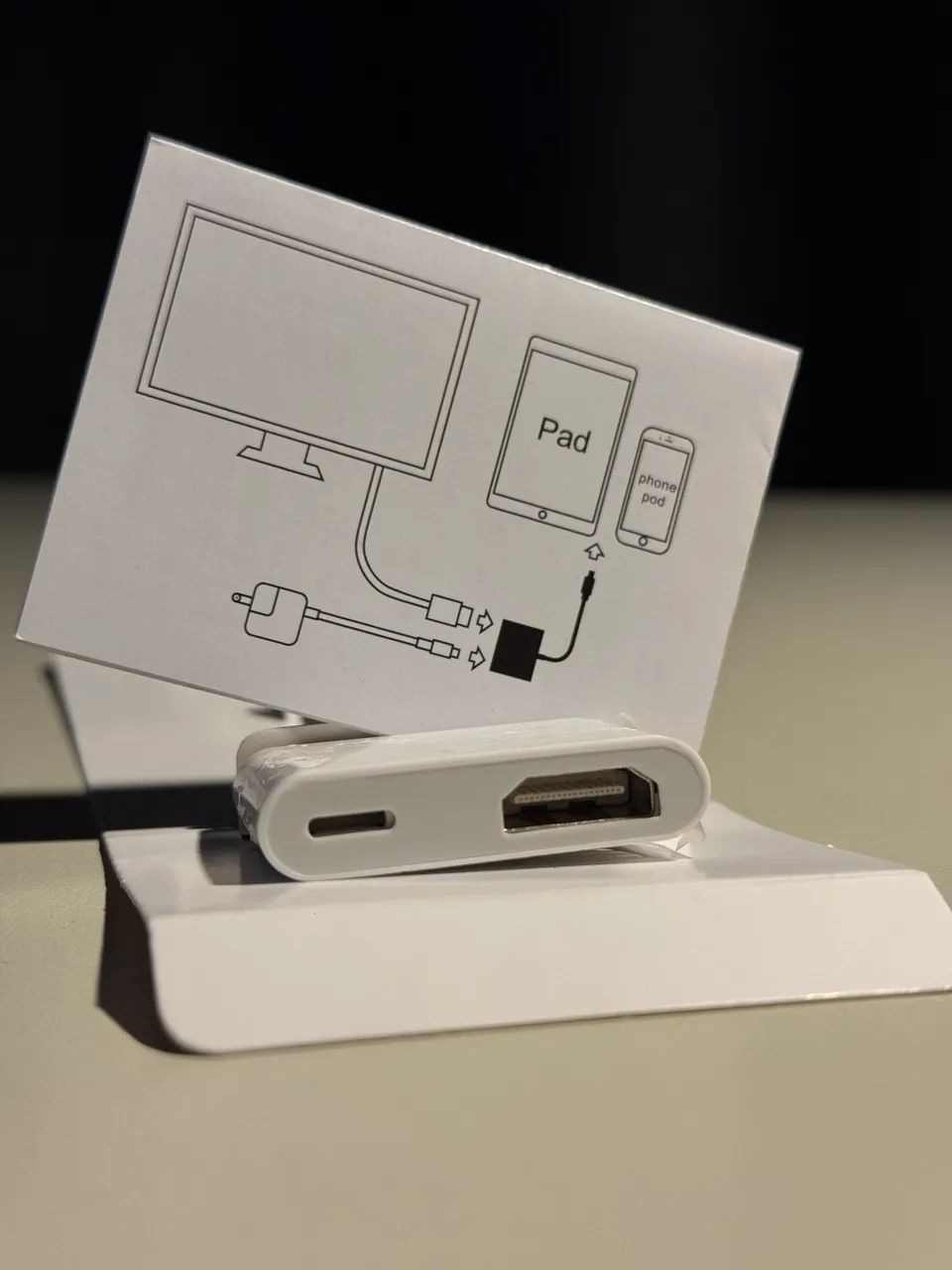 Adaptador de iPhone para para HDMI AV Digital -Conector Lightning - Foto 3
