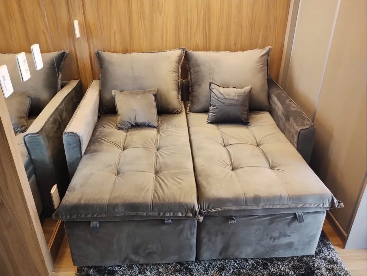 Sofá Retratil Reclinável 2,50 mts - Foto 5