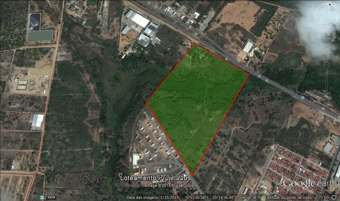 Chacara comercial na BR, 304, Parnamirim a Macaiba, 38.000 m2