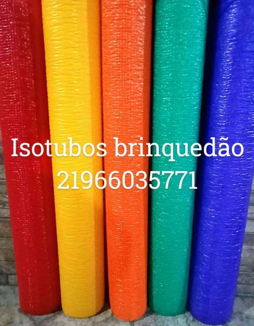 Isotubos blindados para brinquedão kid play 