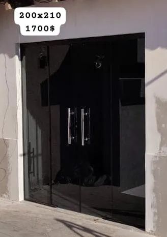 Porta de Vidro Temperado 200x210cm