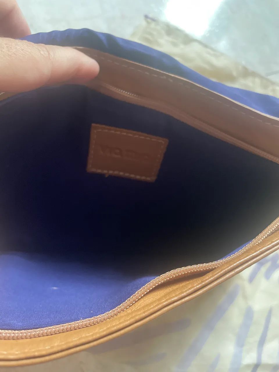 Bolsa carteira VIA MIA couro  - Foto 3