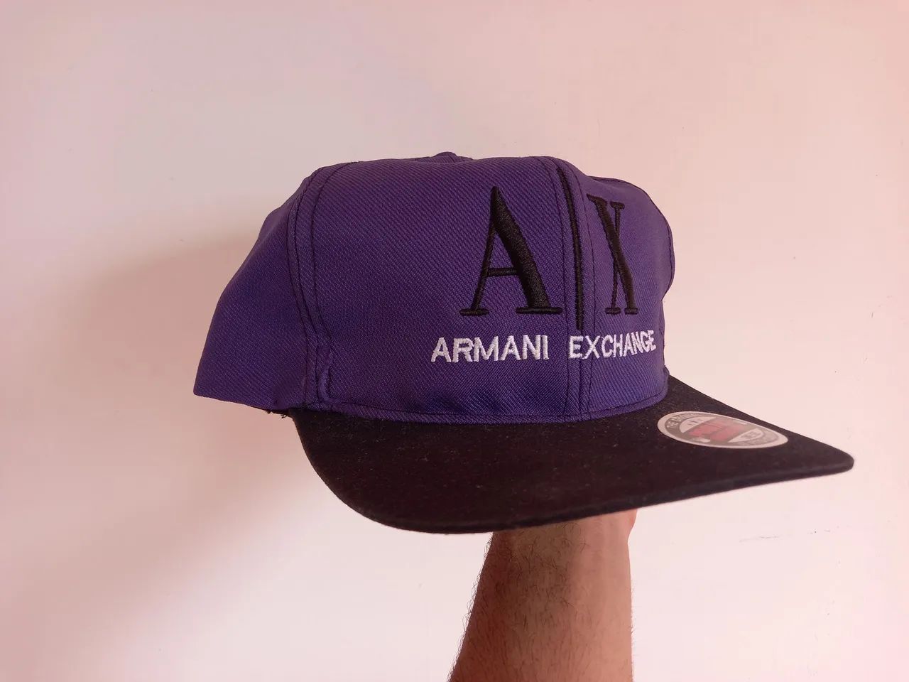 Boné Armani Exchange roxo
