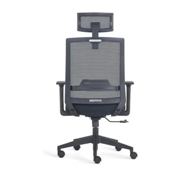 Cadeira Presidente Berlim Tela Preta Ergonômica Conforto Prolongado p/ Escritório 30050 - Foto 4