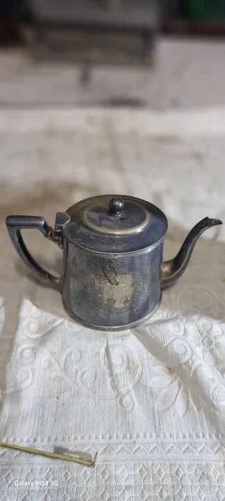 Chaleira em plata antiguidade 