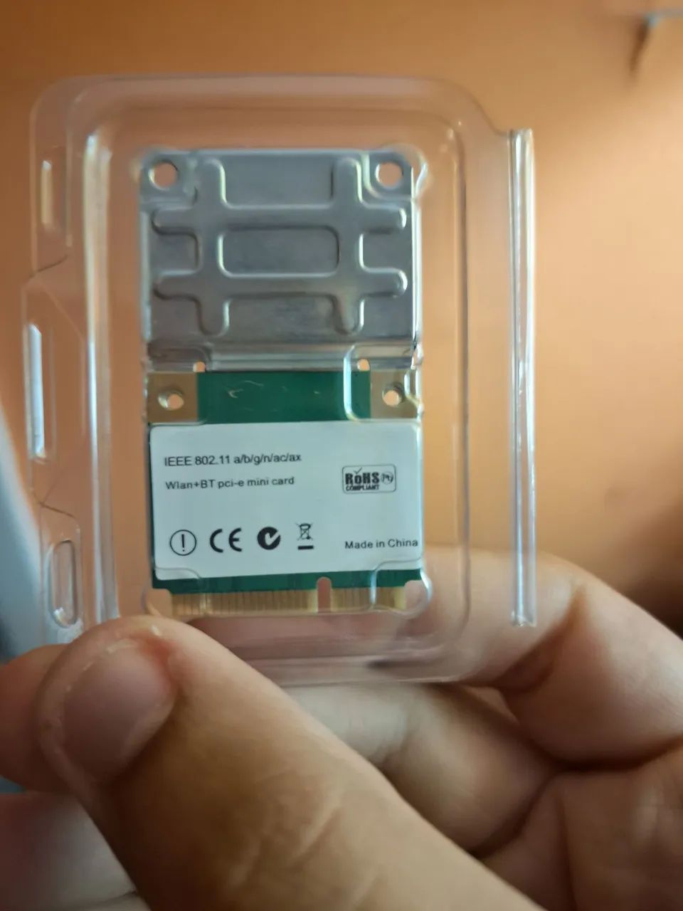 Placa de Rede Wi-Fi 6E Mini PCI-E - MPE-AXE3000H - Foto 2