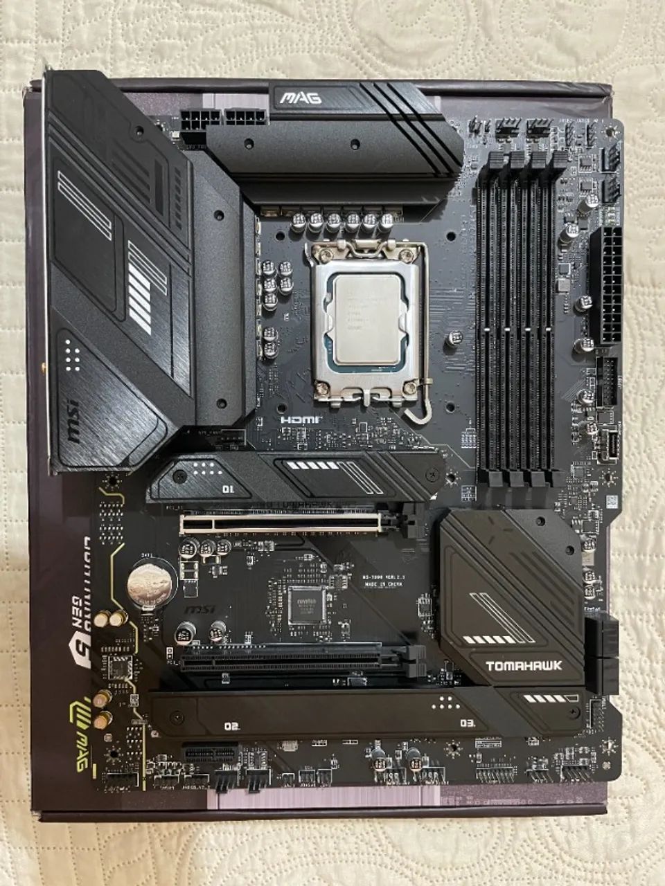 Kit Processador Intel i7 13700K Placa mãe MSI B760 Memória DDR5 com Water ooler - Foto 3