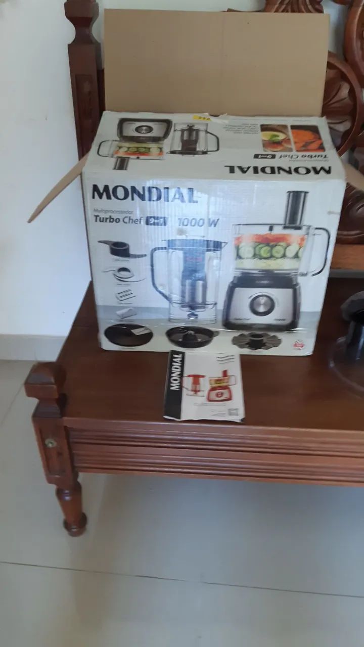 Multiprocessador Mondial Turbo Chef 9 em 1 - 1000W - Foto 5