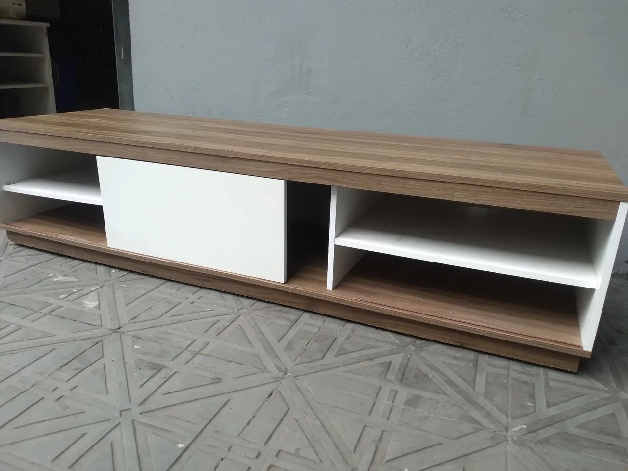 Rack marrom e branco65569115039361121