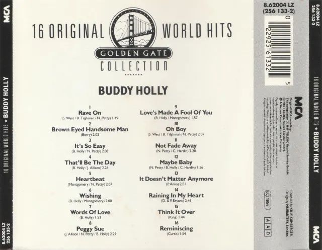 CD - Buddy Holly - Golden Gate Collection - 1989 - MCA - Alemanha - Foto 2