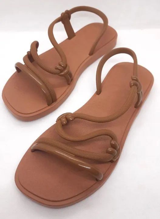 Oferta. Rasteirinha de Cordinha Adulto cor caramelo tam 33/34