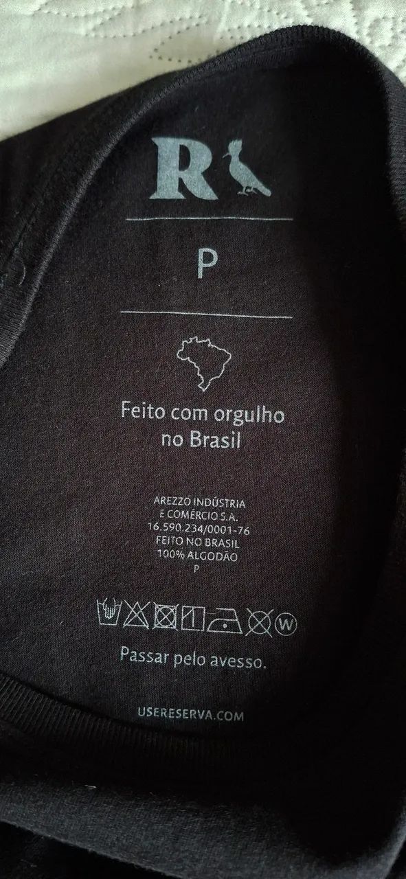 Camiseta Preta Reserva P - Foto 3