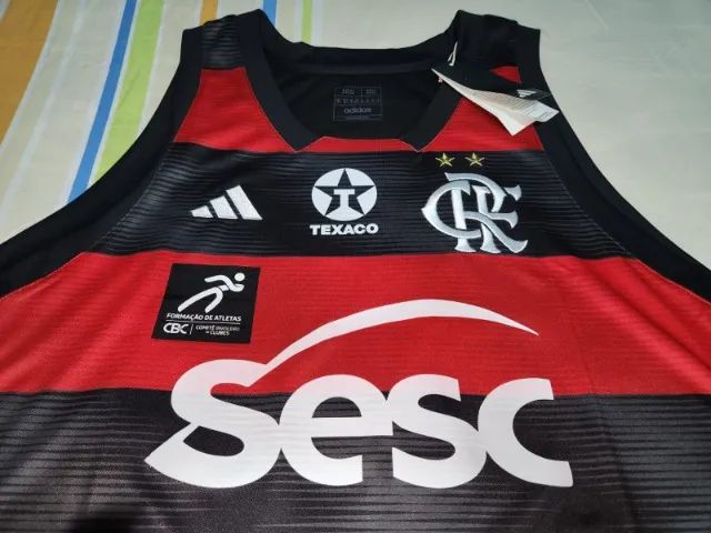 Camiseta Regata Original Adidas Volei Sesc Flamengo. - Foto 2